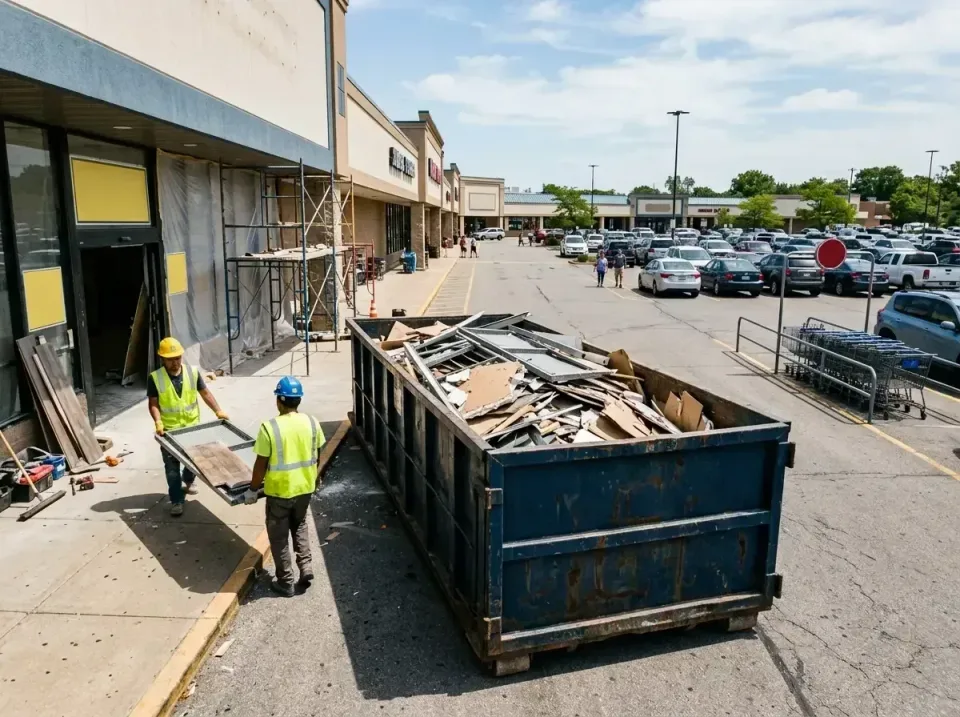 retail-store-renovation-debris-003 — frequently asked questions, Roll-off Dumpster Rentals in Glasgow Village, MO